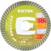 EXTOL CRAFT Kotúč rezný diamantový Turbo, suché a mokré rezanie Priemer a číslo: 115x2,0mm, 903051 EXTOL CRAFT Kotúč rezný diamantový Turbo, suché a mokré rezanie Priemer a číslo: 115x2,0mm, 903051