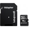 Karta Micro SD+adaptér 16GB class10 GOODRAM M1AA Karta Micro SD+adaptér 16GB class10 GOODRAM M1AA