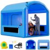 Nafukovacia lakovacia kabína PVC s okrúhlou strechou 3x2,5x2,5M 550W Modrá Nafukovacia lakovacia kabína PVC s okrúhlou strechou 3x2,5x2,5M 550W Modrá