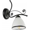 Lamkur Nástenná lampa RETRO 1xE27/60W/230V čierna/biela KM-1.51/CZARNY PÓŁMAT + záruka 3 roky zadarmo Lamkur Nástenná lampa RETRO 1xE27/60W/230V čierna/biela KM-1.51/CZARNY PÓŁMAT + záruka 3 roky zadarmo