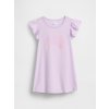 GAP Baby šaty s logom Fialová 2YRS GAP Baby šaty s logom Fialová 2YRS