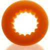 Oxballs AXIS Ribbed Cockring Orange Ice