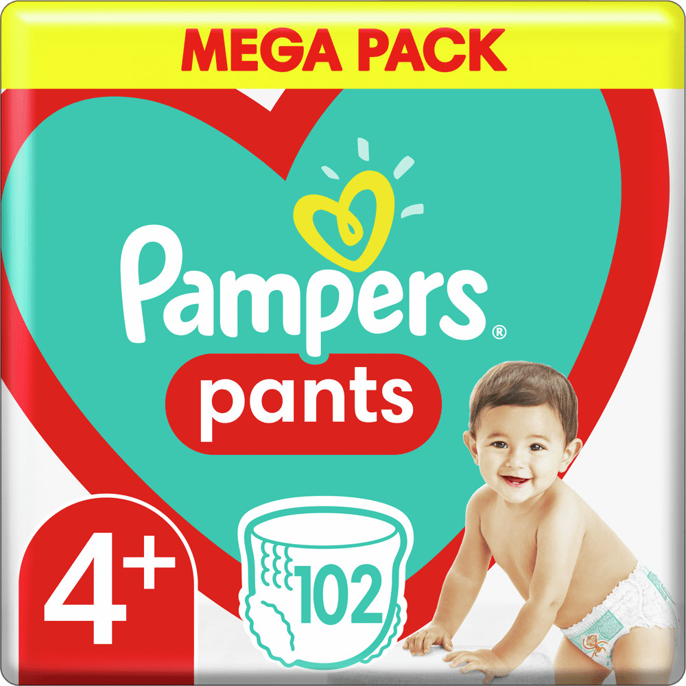 Pampers Pants 4+ 102 ks