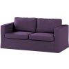 Dekoria Poťah na sedačku Karlstad (nerozkladací, 2-miestny, dlhý), fialová, 165 x 89 x 64 cm, Etna, 161-27 Dekoria Poťah na sedačku Karlstad (nerozkladací, 2-miestny, dlhý), fialová, 165 x 89 x 64 cm, Etna, 161-27
