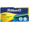 Pelikan 4001 standard - veľká atramentová náplň - 5 ks - nevymazateľný atrament - tmavozelená Pelikan 4001 standard - veľká atramentová náplň - 5 ks - nevymazateľný atrament - tmavozelená