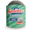 Spontex 3 Steelmax drôtenka na riad kovová 3 ks Spontex 3 Steelmax drôtenka na riad kovová 3 ks