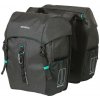 Dvoj brašňa na zadný nosič bicykla Basil DISCOVERY 365D DOUBLE BAG M čierna melange Dvoj brašňa na zadný nosič bicykla Basil DISCOVERY 365D DOUBLE BAG M čierna melange