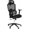 ModernHome 9591 Ergonomická kancelárska stolička s opierkou hlavy, čierna ModernHome 9591 Ergonomická kancelárska stolička s opierkou hlavy, čierna