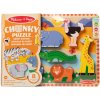 Drevené chunky puzzle safari MELISSA & DOUG Drevené chunky puzzle safari MELISSA & DOUG