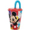 STOR Plastový téglik so slamkou MICKEY 430 ml STOR Plastový téglik so slamkou MICKEY 430 ml