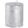 Rustikálna sviečka 7cm PROVENCE strieborná Rustikálna sviečka 7cm PROVENCE strieborná