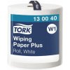 TORK Plus Priemyselné utierky v rolke 2-vrstv. biele 510m W1