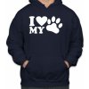 Fajntričko Mikina- I love my dog, Farba tmavo modrá, Strih/ Variant Pánsky/UNISEX Fajntričko Mikina- I love my dog, Farba tmavo modrá, Strih/ Variant Pánsky/UNISEX
