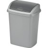 Kôš Curver® DOMINIK 10 lit., strieborný/grafitový, na odpad Kôš Curver® DOMINIK 10 lit., strieborný/grafitový, na odpad