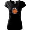 Basketbal lopta v triku - Dámske tričko Pure - XL ( Čierna ) Basketbal lopta v triku - Dámske tričko Pure - XL ( Čierna )