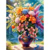 Diamantový obraz Kytica farebných kvetov Diamantový obraz Kytica farebných kvetov