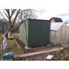 Plechová garáž 3x4m, spád Dozadu vo farbe RAL Plechová garáž 3x4m, spád Dozadu vo farbe RAL