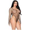 Leg Avenue High-Cut Industrial Net Bodysuit 89377 Black Leg Avenue High-Cut Industrial Net Bodysuit 89377 Black