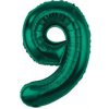 Godan Fóliový balón číslo 9 tmavozelené 85 cm Godan Fóliový balón číslo 9 tmavozelené 85 cm
