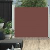 Zaťahovacia bočná markíza na terasu 100x300 cm, hnedá Zaťahovacia bočná markíza na terasu 100x300 cm, hnedá