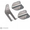 Lezyne Stainless Pedal Hook držiak bicykla na stenu, strieborná Lezyne Stainless Pedal Hook držiak bicykla na stenu, strieborná