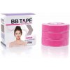 BB Tape Face - tejp na tvár, 5m x 1,7 cm, farba: ružová, 3 ks BB Tape Face - tejp na tvár, 5m x 1,7 cm, farba: ružová, 3 ks