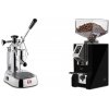 La Pavoni Europiccola Lusso + Eureka Mignon Specialita Compatto, CR black La Pavoni Europiccola Lusso + Eureka Mignon Specialita Compatto, CR black