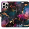 Flipové puzdro iSaprio - Dark Marble - iPhone 16 Pro Max Flipové puzdro iSaprio - Dark Marble - iPhone 16 Pro Max