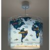 | Dalber 40672 - Detský luster WORLD 1xE27/15W/230V modrá | 40672 | Dalber 40672 - Detský luster WORLD 1xE27/15W/230V modrá | 40672