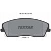 Sada brzdových platničiek kotúčovej brzdy TEXTAR 2416601 Sada brzdových platničiek kotúčovej brzdy TEXTAR 2416601