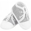 Sivé dojčenské tenisky - nechodci, šnurovacie plátenky na JAR/LETO, veľkosť 12 Sivé dojčenské tenisky - nechodci, šnurovacie plátenky na JAR/LETO, veľkosť 12