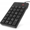 C-TECH klávesnice numerická KBN-01, 23 kláves, USB slimblack KBN-01