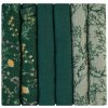 KikkaBoo Plienky mušelínové 30x30 cm 6ks Secret Garden Green KikkaBoo Plienky mušelínové 30x30 cm 6ks Secret Garden Green