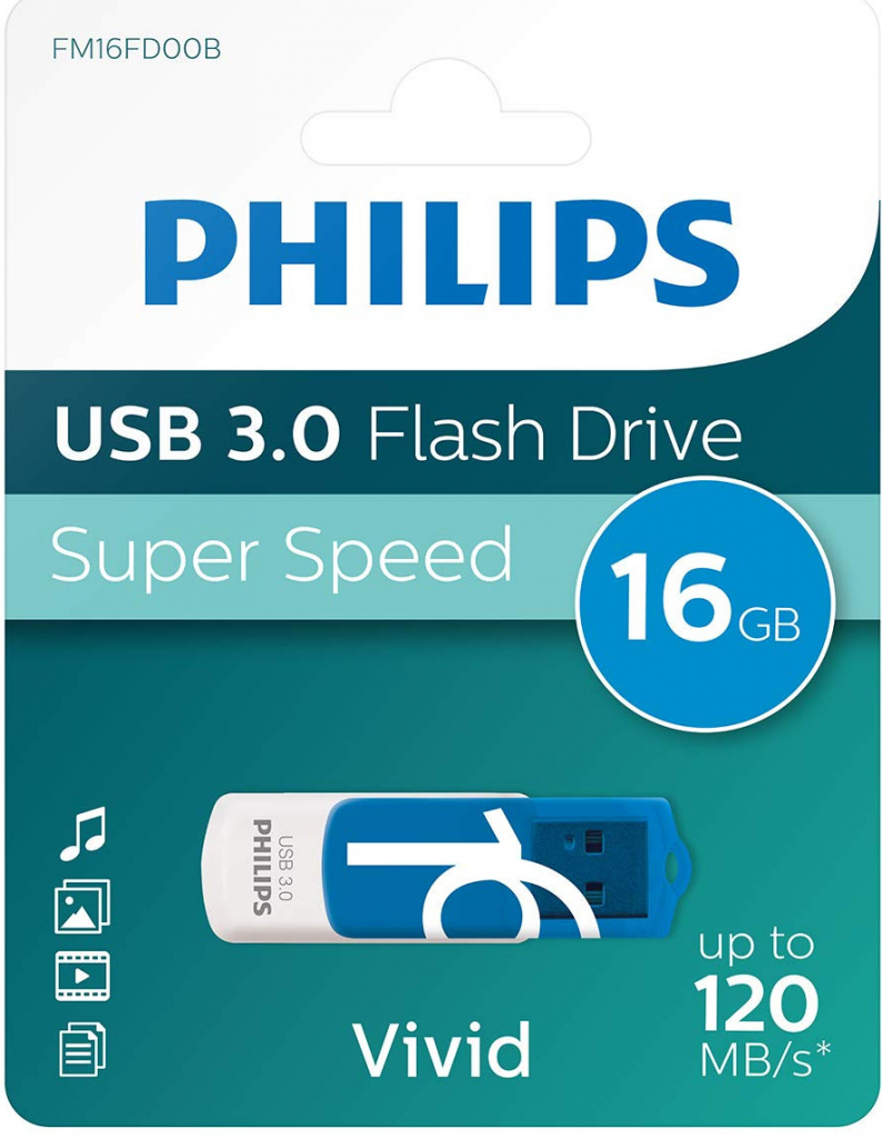 Philips VIVID 16GB FM16FD00B/00