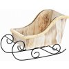 Dekorácia - drevené sánky 18x9x12 cm Dekorácia - drevené sánky 18x9x12 cm