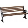 Lavička s operadlom kovová 150 x 58 cm Lavička s operadlom kovová 150 x 58 cm