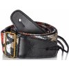 Bespeco Vintage-style Strap Black Pattern Wool/Polyester Metal Buckle