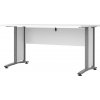 Nábytek PEGAS s.r.o. Psací stůl OFFICE 402/437, Bílá/Silver grey Nábytek PEGAS s.r.o. Psací stůl OFFICE 402/437, Bílá/Silver grey