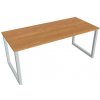 Hobis Pracovný stôl UNI O, 180x75,5x80 cm, jelša/sivá Hobis Pracovný stôl UNI O, 180x75,5x80 cm, jelša/sivá
