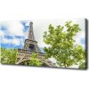 Foto obraz tlačený na plátne Eiffelova veža Paríž 100x50 cm Foto obraz tlačený na plátne Eiffelova veža Paríž 100x50 cm