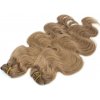 Vlnitý clip in maxi set 53cm pravé ľudské vlasy - REMY 200g - svetlo hnedá Vlnitý clip in maxi set 53cm pravé ľudské vlasy - REMY 200g - svetlo hnedá
