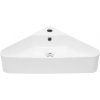 Rohové umývadlo SAT Mood 56x34 cm otvor pre batériu, s prepadom SATM5634 Rohové umývadlo SAT Mood 56x34 cm otvor pre batériu, s prepadom SATM5634