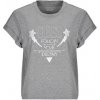 Guess Tričká s krátkym rukávom SLEEVES STRASS Šedá
