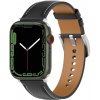 Remienok Apple Watch Ultra 49mm textúra kože čierna farba Remienok Apple Watch Ultra 49mm textúra kože čierna farba