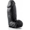 Hardastic Super Mike, čierne vinylové dildo 23,5 x 7–8 cm Hardastic Super Mike, čierne vinylové dildo 23,5 x 7–8 cm