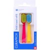 Curaprox CS 5460 Travel set náhradní hlavice kartáčku tmavě růžová + žlutá Curaprox CS 5460 Travel set náhradní hlavice kartáčku tmavě růžová + žlutá