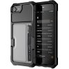 AppleMix Kryt pre Apple iPhone 6 / 6S / 7 / 8 / SE (2020) / SE (2022) - syntetická koža / guma - puzdro na karty - čierne AppleMix Kryt pre Apple iPhone 6 / 6S / 7 / 8 / SE (2020) / SE (2022) - syntetická koža / guma - puzdro na karty - čierne