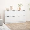 Příborníky 2 ks bílé 60 x 30 x 70 cm kompozitní dřevo Bílá 3115804 Příborníky 2 ks bílé 60 x 30 x 70 cm kompozitní dřevo Bílá 3115804