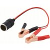Adaptér / redukcia zo zásuvky zapaľovača na krokosvorky 12/24 V Adaptér / redukcia zo zásuvky zapaľovača na krokosvorky 12/24 V