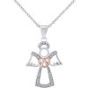 Silvego Strieborný náhrdelník s príveskom anjel Cassiel s Brilliance Zirconia JJJ0973N Silvego Strieborný náhrdelník s príveskom anjel Cassiel s Brilliance Zirconia JJJ0973N